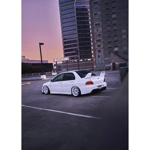 Mitsubishi Evo 8 Art Print #022 - High Resolution Perfect Wall Decor for Car Lov - Picture 1 of 11