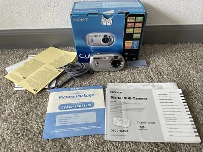 Cámara digital compacta Sony Cyber-Shot DSC-P41 4,1 megapíxeles con/caja recibo Foto 1 de 4