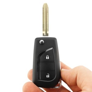 Remote Car Flip Key Blank 2 Button Shell/Case/Enclosure To Suit Toyota Corolla
