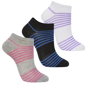 6 PAIRS LADIES SPORTS TRAINER LINER SOCKS BY BERRY & WILSON  * UK 4-7 • EU 37-41 - Picture 1 of 6