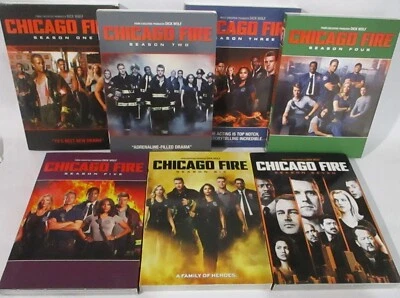 Chicago Fire The Complete Season 1-7 DVD Lot All W/ Slipcovers 1 2 3 4 5 6 7 - Image 1 of 4