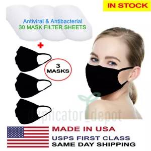 Maschera Viso Made In USA 3 Pz + Filtro Proteggi Made In Korea 30 Fogli - IN STOCK - Foto 1 di 10