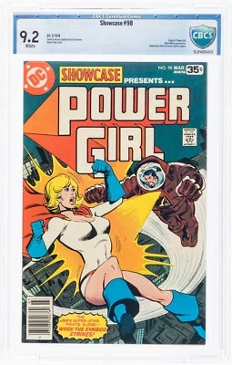 Showcase #98 Power Girl 2nd Solo CBCS 9.2 DC 1978 White Pages 🔥 CGC - Image 1 of 4