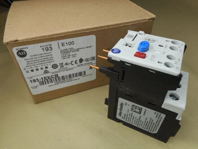 Allen-Bradley E100 193-1EECB 1/3-Phase Basic Electronic IEC Overload Relay