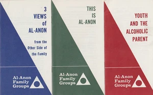 3 Al-Anon Broschüren, 3 Ansichten von Alanon, das ist Al-Anon, Jugend & alkoholkranker Elternteil - Bild 1 von 4