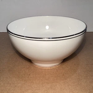 Hard to Find Lenox Classic Collection Federal Platinum 5 5/8”Rice Bowl White 1ea - Picture 1 of 11