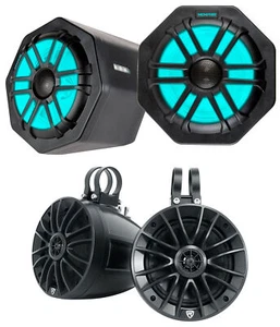 2) Memphis Audio GEN65FE Speakers+Pods+Tower Speakers For 2016+ Polaris General - Picture 1 of 12