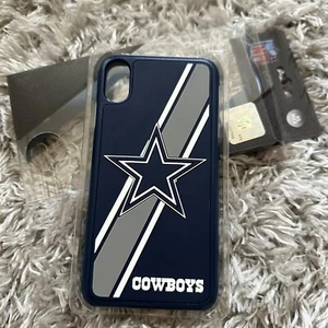 Funda protectora rígida de fútbol americano con armadura híbrida para iPhone XS Max (6,5") - Dallas Cowboys - Imagen 1 de 3