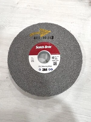 RUEDA DE DESBARBADO 6" X 1" X 1" 9S FINA S/C EXL SCOTCH-BRITE 3M Foto 1 de 3