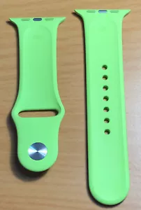 GENUINE APPLE WATCH SPORT BAND STRAP 42MM/ 44MM S/M GREEN Rare - Picture 1 of 3