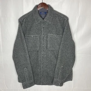 Polo Ralph Lauren Herren grau Sherpa Fleece Hemd Jacke Größe XL neu mit Etikett $ 168 - Bild 1 von 3