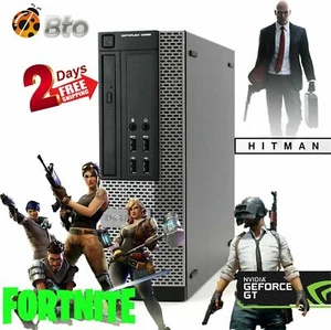 Gaming Dell 9020 Desktop Computer i5-4th 16GB 500GB NVIDIA GT 730 WiFi Win10 Pro - Picture 1 of 7
