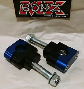 BAR MOUNTS KAWASAKI KX250 1983-1988 22mm 7/8" HANDLEBAR CLAMPS AHRMA VINTAGE KX - Picture 1 of 1
