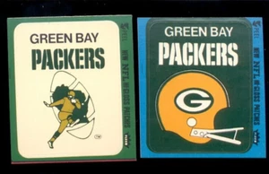 1980 Fleer Action GREEN BAY PACKERS Helmet & Logo Sticker Set - Picture 1 of 1