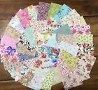 42 Pretty Floral Prints Quilting Patchwork Cotton Fabric 5 inch Squares #79