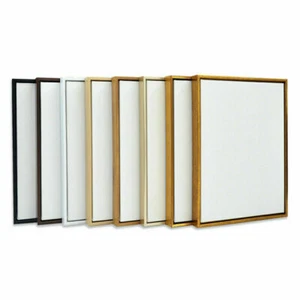 Blank Art White Board Stretched Artist Oil Acrylic Paint Canvas + Framed Ready - Picture 1 of 17