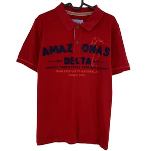 MCNEAL Guambero Ara Rot 100% Baumwolle Polohemd GRÖSSE S - Bild 1 von 12