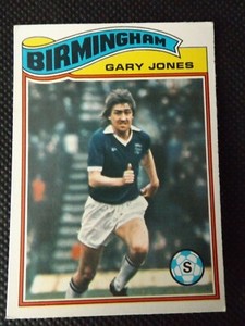 VINTAGE 1978 FOOTBALL CARDS-SINGLE CARD NO.349 "GARY JONES"  -TOPPS INC. 1978 