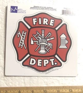 Maltese Cross Fire Department - Message Magnet - Picture 1 of 4