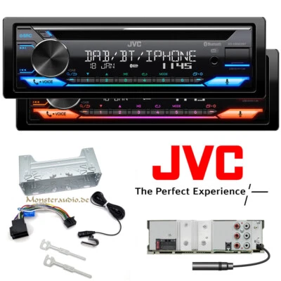 JVC KD-DB922BT mit DAB+ Autoradio DSP Bluetooth 1-DIN für Android iOS iPhone - Bild 1 von 4