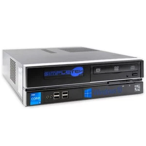 FESTPLATTEN PC SFF i3 16GB 240GB 1TB HDD 1GB GPU GT710 WIN10 SERIELL RS232 PARALLEL - Bild 1 von 4