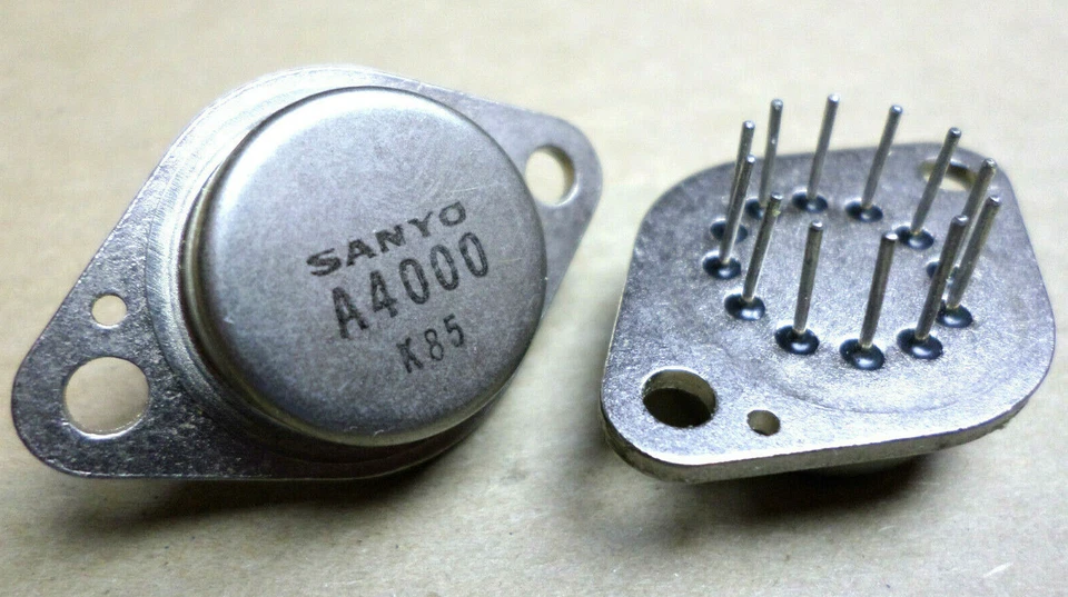 (Lote de 2) circuitos integrados amplificador Sanyo genuino LA4000 Sanyo A4000 ~ nuevo stock antiguo Foto 1 de 3