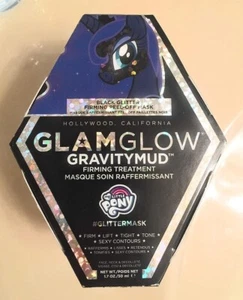 GLAMGLOW GravityMud MyLittlePony #GLITTERMASK Treatment Mask 1.7 oz NIB BLACK - Picture 1 of 1
