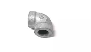 1/2" 300 Female NPT 90° Elbow Galvanized Malleable Iron Pipe Fitting MI010451G - Picture 1 of 3