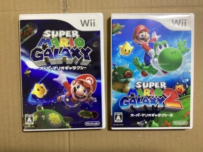 Nintendo Wii Super Mario Galaxy 1 and 2 Japan ver. working - Image 1 of 4