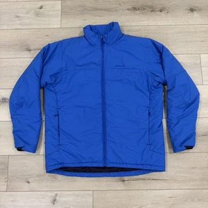 Patagonia Micro Puff Jacket Primaloft Insulated Full Zip Up Herren XL Blau - Bild 1 von 18