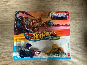 Hot Wheels Racer Verse Cars He-Man & Skeletor confezione da 2 NUOVI 2025 LOTTO DI 2 - Foto 1 di 1