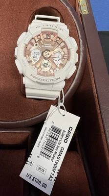 Casio G-Shock White w/ Rose Face - Image 1 of 3