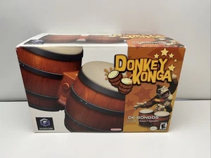 Donkey Konga DK Bongos - Nintendo Gamecube 2008, NUR Bongos und Box ungetestet - Bild 1 von 13