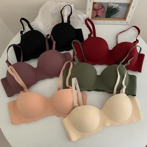 Sujetador push up sin costuras para mujer pecho pequeño sin anillo de acero ideal para uso diario - Imagen 1 de 20