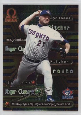 1998 Pacific Omega Online Inserts Roger Clemens #19 - Image 1 of 2