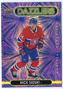 2021/22 Upper Deck Dazzler Purple card# DZ26 of Nick Suzuki - Picture 1 of 2