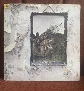 LED Zeppelin IV Plum Label 1st Press 1971 Vinyl LP A3 B4 Porky Pecko Duck - Bild 1 von 16