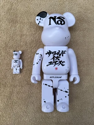 医疗玩具 BE@RBRICK NAS X Applebum 400% + 100% 套装 状况良好  — 第 1/4 张图片
