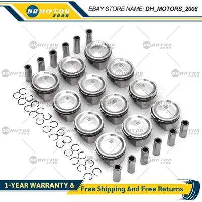 Conjunto de 12 anéis de pistão STD para Mercedes-Benz S650 S65 AMG W222 W221 M275 6.0 V12 - Imagem 1 de 4