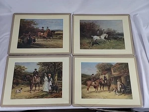 Set 4 Vintage Pimpernel English Cork Placemats 15 5/8” x 11 3/4” -FREE SHIPPING - Picture 1 of 8