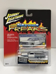 Johnny Lightning '65 Chevy Chevelle Wagon Project In Progress Street Freaks 2005 - Foto 1 di 16