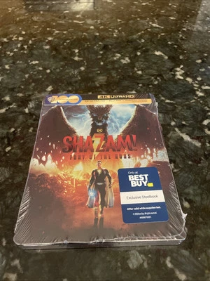 Shazam Fury Of The Gods 4K Steelbook (4K UHD + Blu-ray + Digital) Best Buy Ed! - Image 1 of 4
