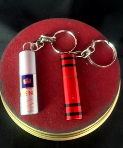 KENT MINI LIGHTER  KEYRING FEUERZEUG ACCENTINO BRIQUET MECHERO (2 item) - Picture 1 of 10