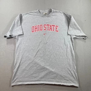 VTG Nike Team Ohio State Buckeyes T Shirt Mens XL Gray Y2K Tee University Spello - Picture 1 of 8