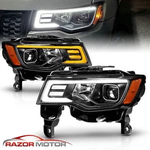 Faros traseros proyectores negros para Jeep Grand Cherokee 2017-2022 - Imagen 1 de 11