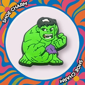 SUPERHELD The Hulk - Schuh Charms passt Crocs / passt Croc Jibbitz Jungen/Mädchen - Bild 1 von 2