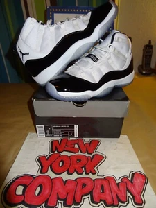 Air Jordan 11 Retro (GS) "2011 Concord" White/Black-Dark Concord 378038 107 - Picture 1 of 20