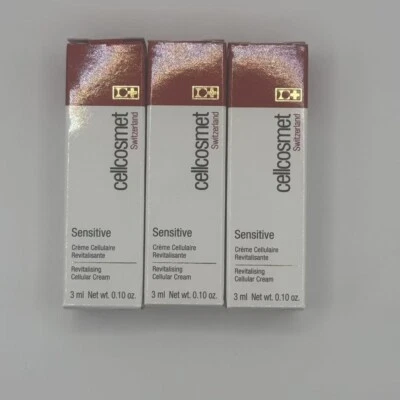 Muestras de crema celular revitalizante sensible Cellcosmet 3 ml *3 piezas = 9 ml / 0,3 oz Foto 1 de 4