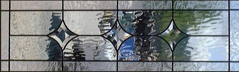 Lead glass Transoms to go above single & Double interior doors Cover