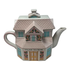 1991 Lenox Village Tea Room Teapot w/ Lid Porcelain Spice Collection VTG READ - Imagen 1 de 23